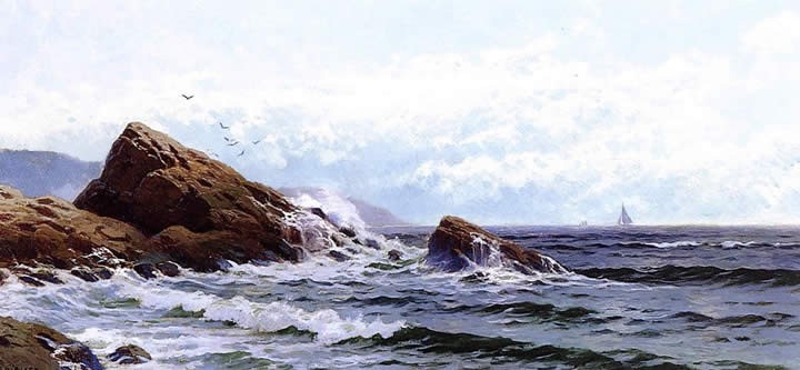 Alfred Thompson Bricher Crashing Waves